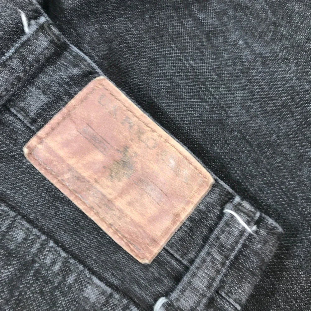 Vintage Beverly Hills Polo Club Jeans Men 38x30 Black Wide Leg Hip Hop 90s Baggy
